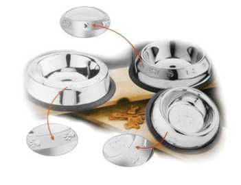 FELICAN Gamelle Inox antidérapante Design Patte 0.45LT