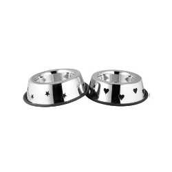 FELICAN Gamelle Inox antidérapante Etoile 0.9LT