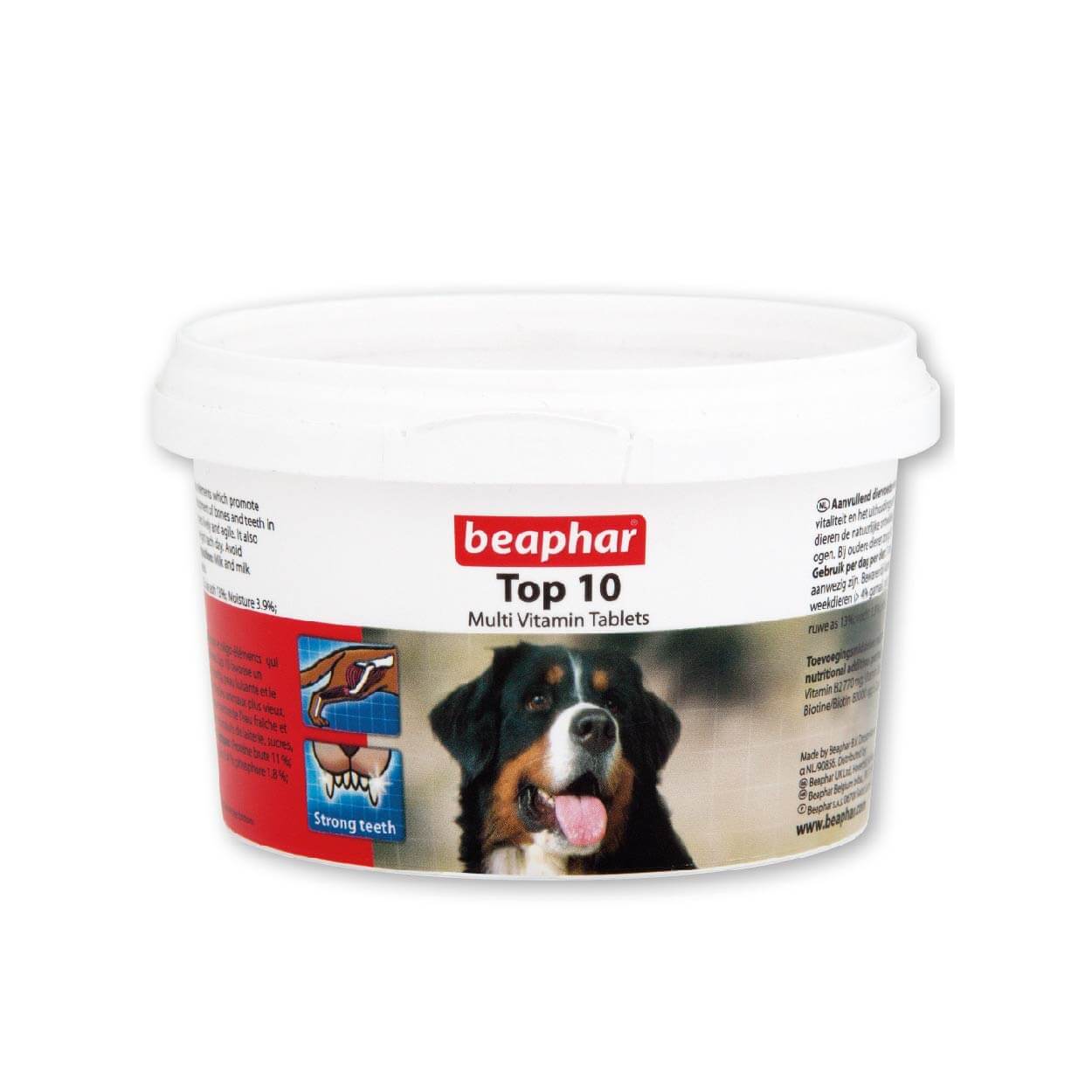 BEAPHAR TOP 10 multi-vitamin pour chien 180 pcs boîte