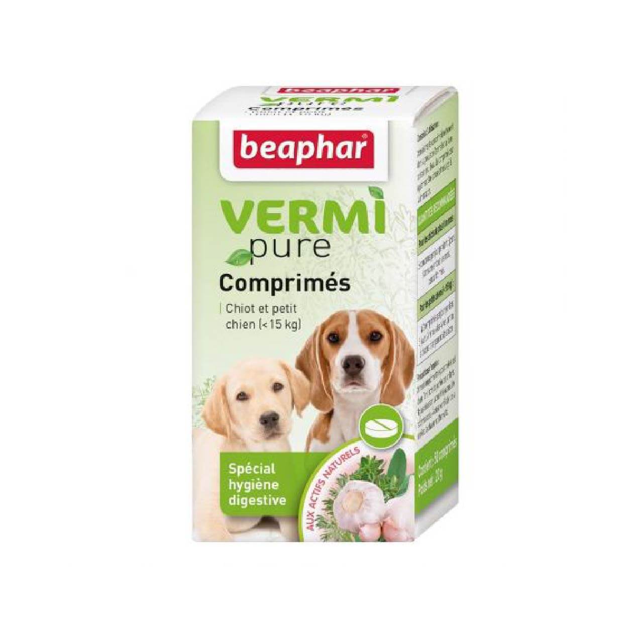 BEAPHAR Vermi pure comprimés purge pour chien 50pcs