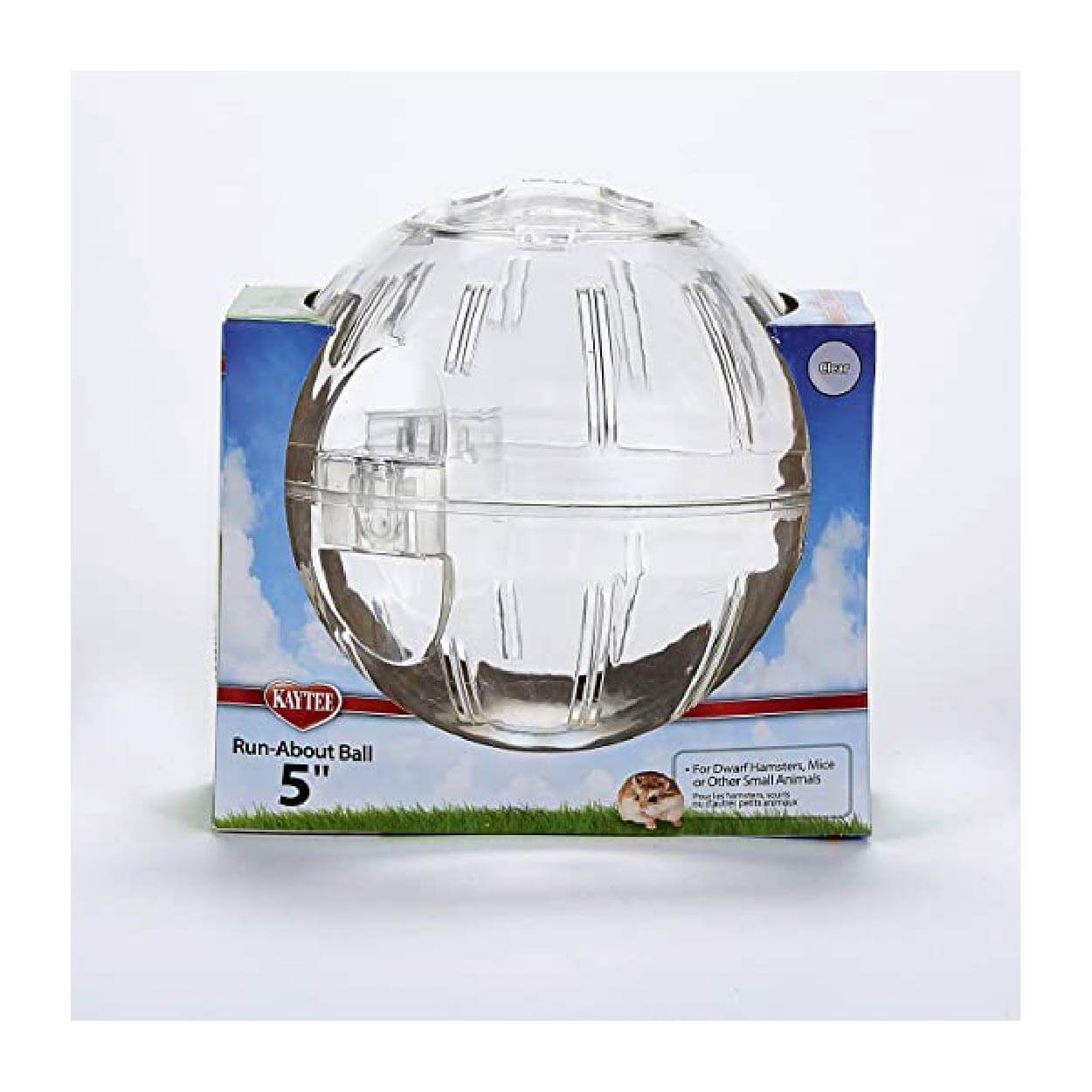 Jouet balle PREMIUM transparent 12,5cm