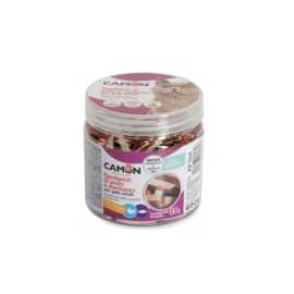 Petits cubes de cabillaud, poulet et foie (pot à 60g)