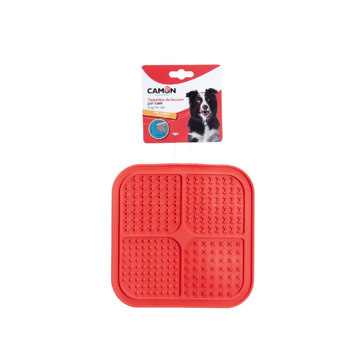 CAMON-Tapis de léchage pour chiens en silicone - 20X20