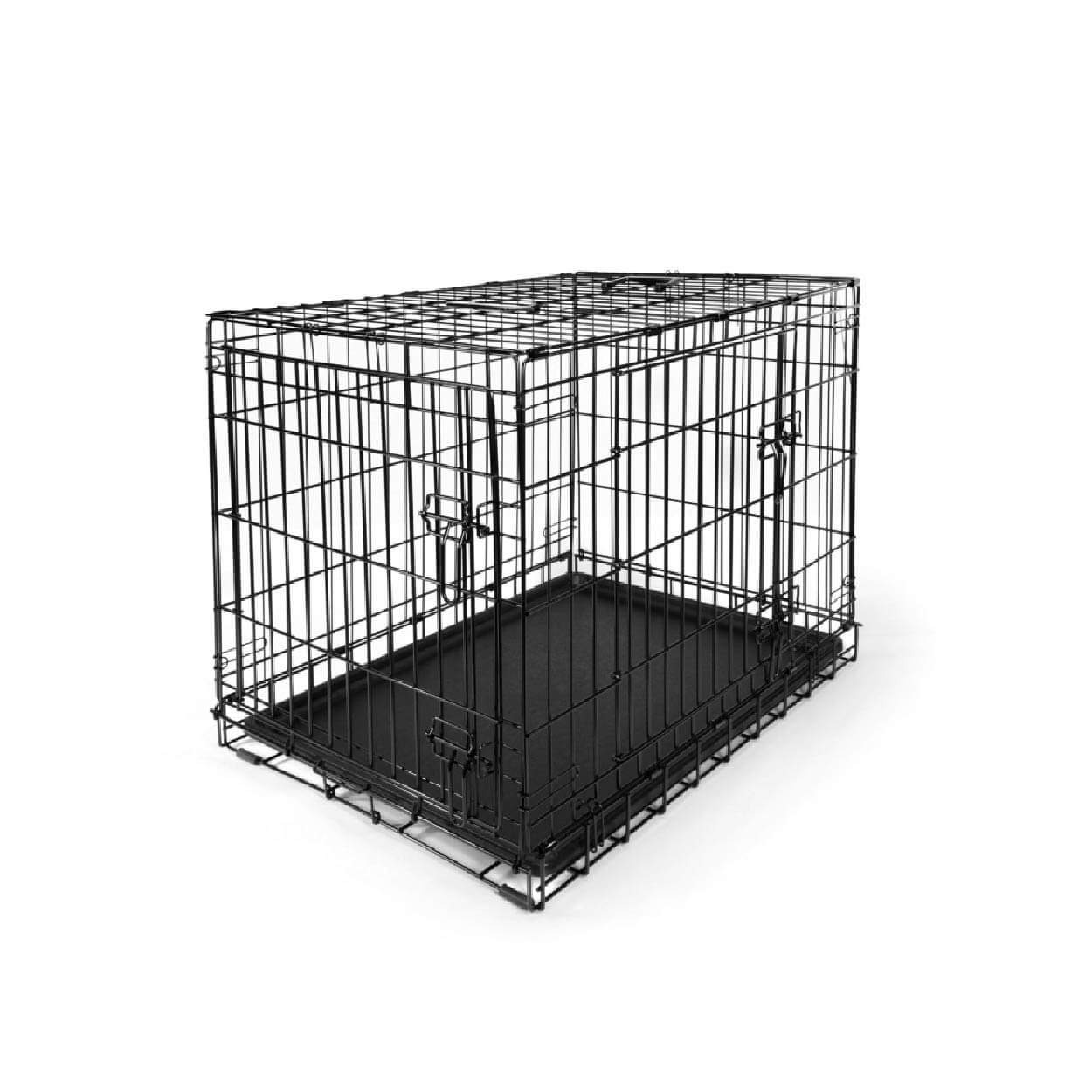 CAMON-Folding metal cage with two doors 108x71x77h