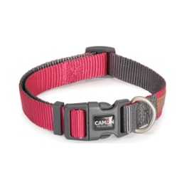 CAMON-Collier Ajustable DoublePremium Rose/Gris 10x200~30