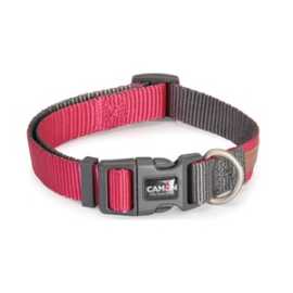 CAMON-Collier Ajusteble-DoublePremium Rose/Gris 15x300~40