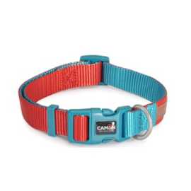 CAMON-Collier Ajustable DoublePremium Rouge/Bleu