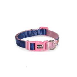 CAMON-Collier Ajustable DoublePremium Bleu/Rose 25x480~66