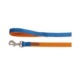 CAMON-Leash-DoublePremium Orange/Bleu 15x1200mm