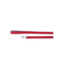 CAMON-Leash réfléchissante avec poignée en néoprène - Rouge
