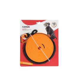 CAMON-Laisse Longue d’entraînement réfléchissante ORANGE - 5m