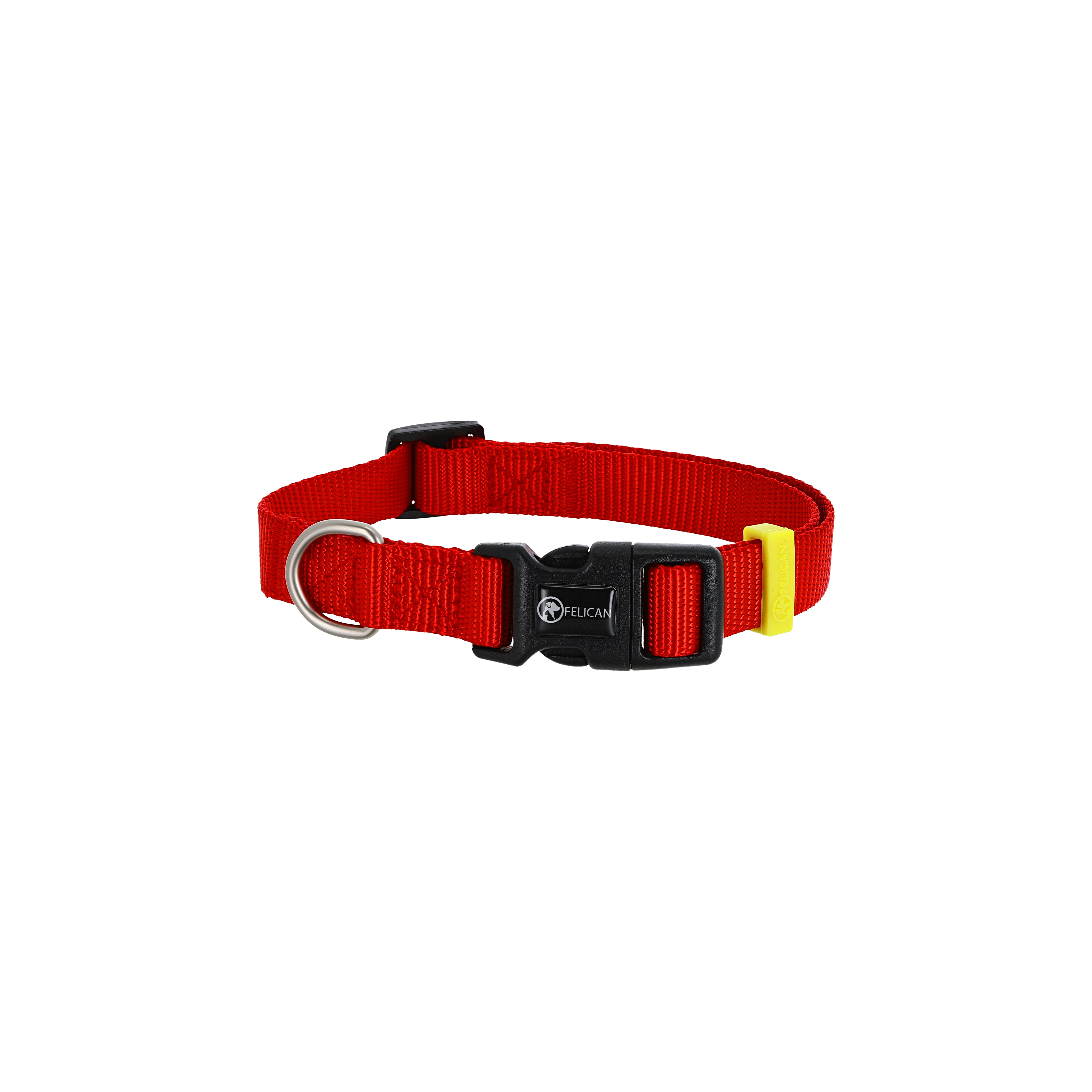 FELICAN Premium collier chien UNI Rouge 1,5 CM