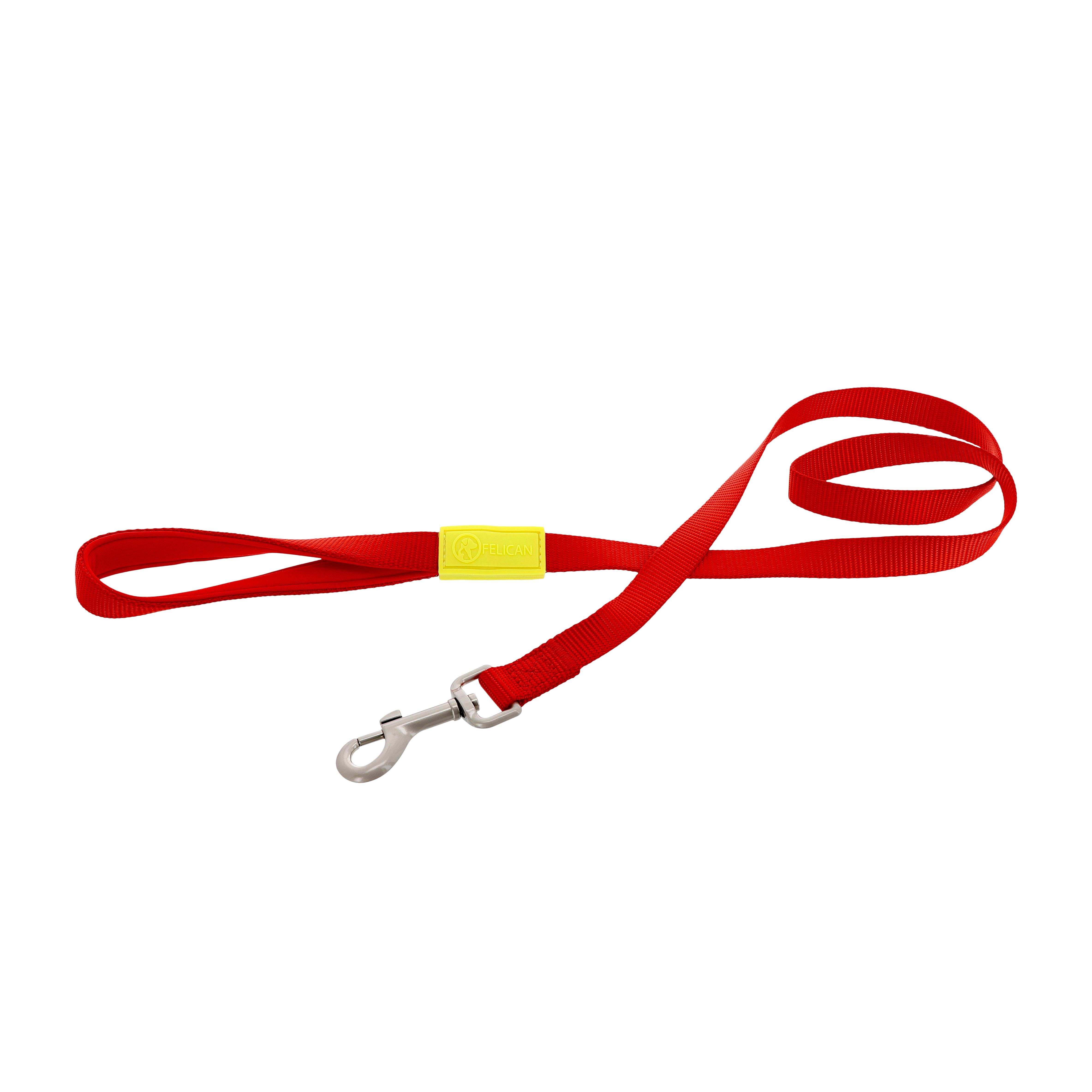 FELICAN Premium laisse chien UNI Rouge 1,5 CM