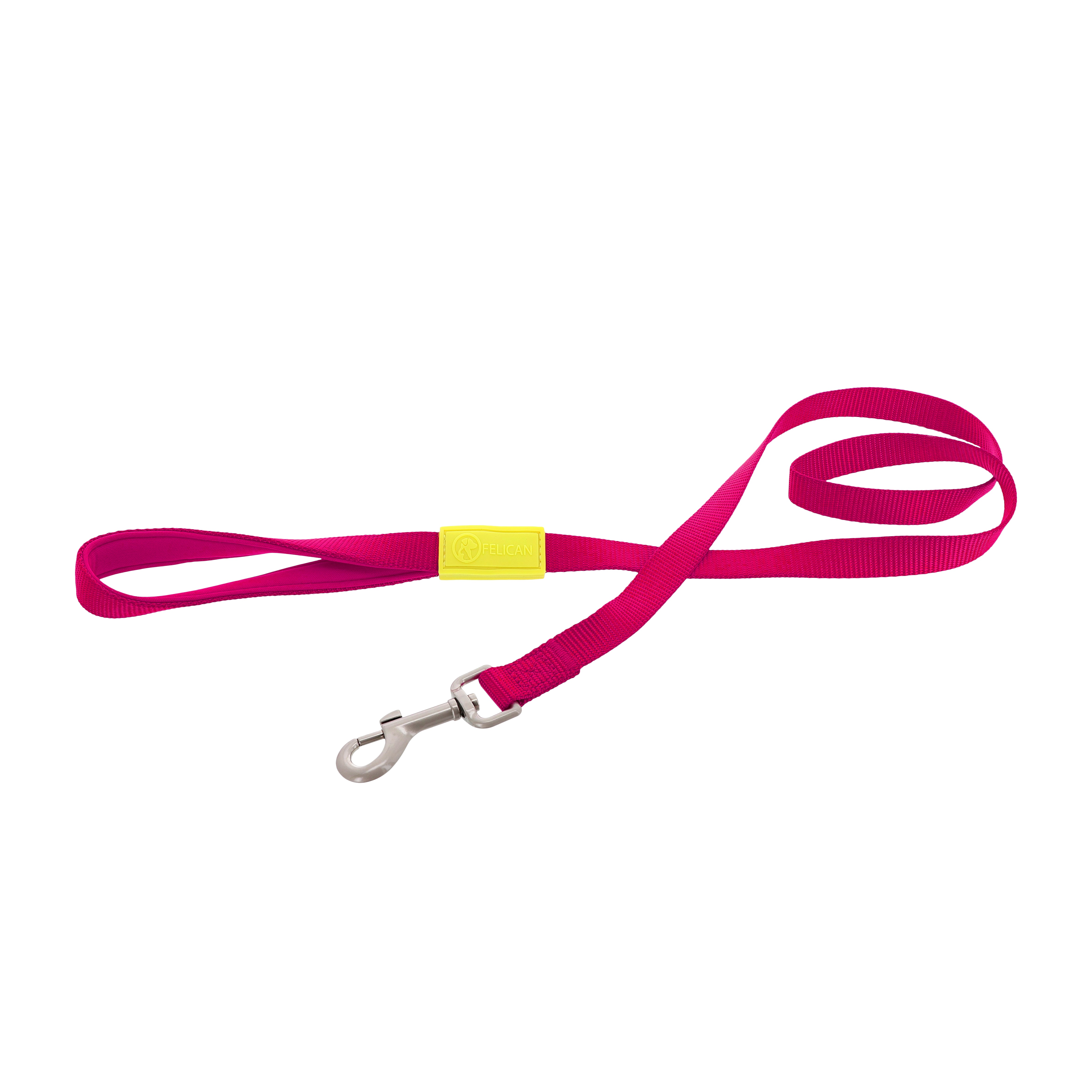 FELICAN Premium laisse chien UNI Fuchsia 1 CM