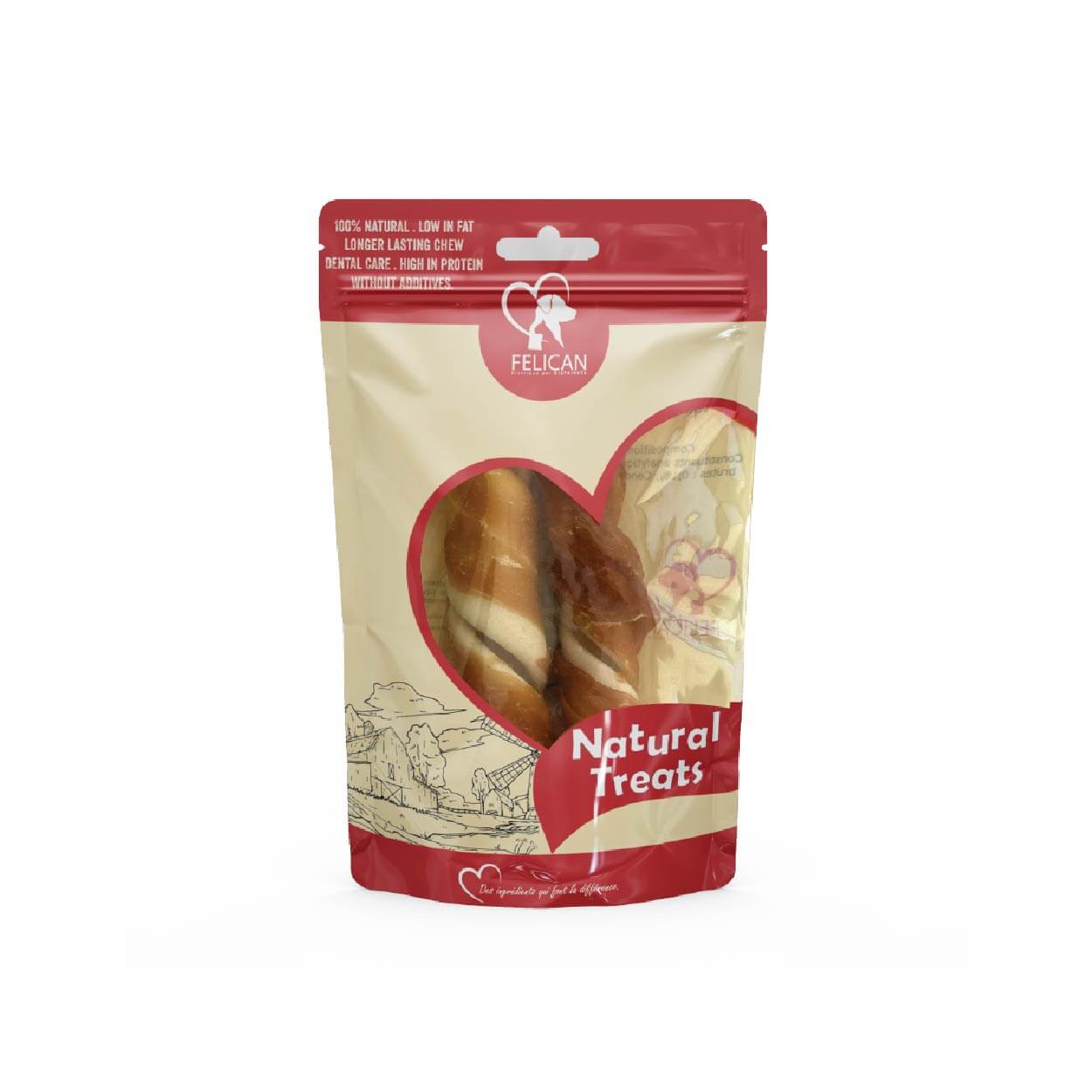 FELICAN Sprirale Rolls Poulet 60 gr