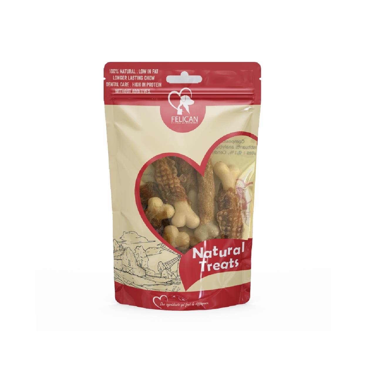 FELICAN Os Calcium avec Poulet 70 gr