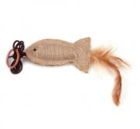 Felican Wild CAT Jouet poisson avec plume