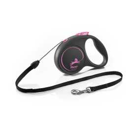FLEXI Black design S cord 5m Fuchia