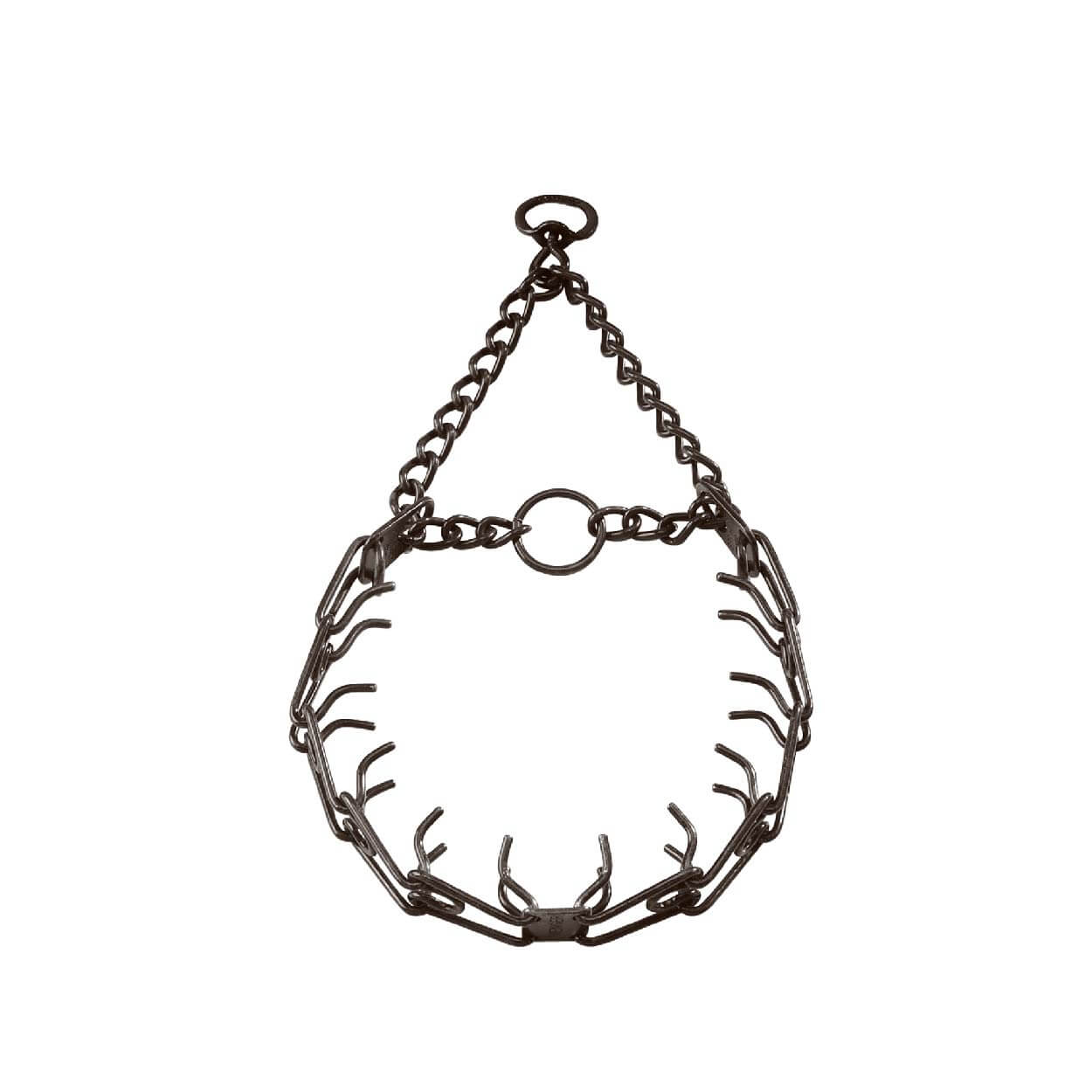 Collier HS Sprenger Semi Etrangleur BROWNED SWIVEL 3,0MM/55CM