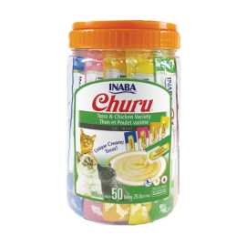 CHURU Variétés Thon & Poulet 50 Tubes