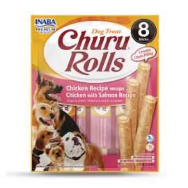 CHURU Rolls Poulet & Saumon 8 Tubes
