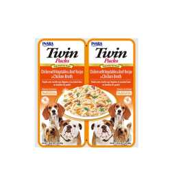 Twin Pack Dog Poulet Légumes & Bœuf 2 Cup