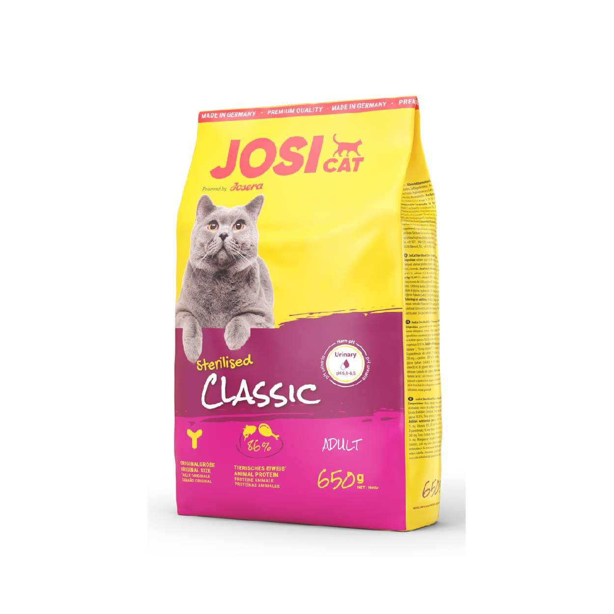 JosiCat Sterilised Classic 650 gr