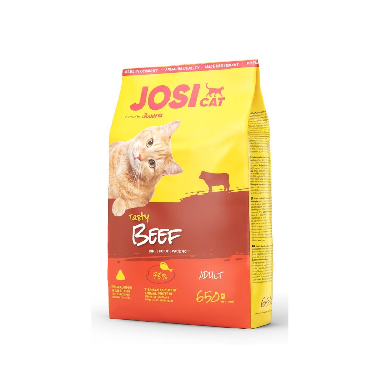 JosiCat Tasty Beef 650g