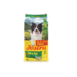 JOSERA Lamm & Reis 12,5kg + 2,5 kgGRATUIT