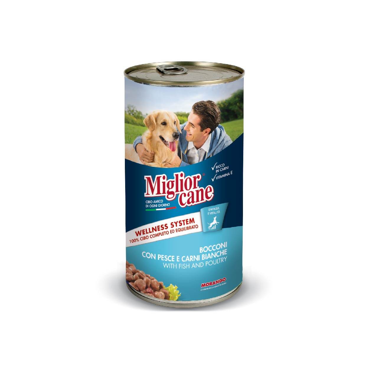 MIGLIOR CANE PESCE CARNI BIANCHE 1250GR