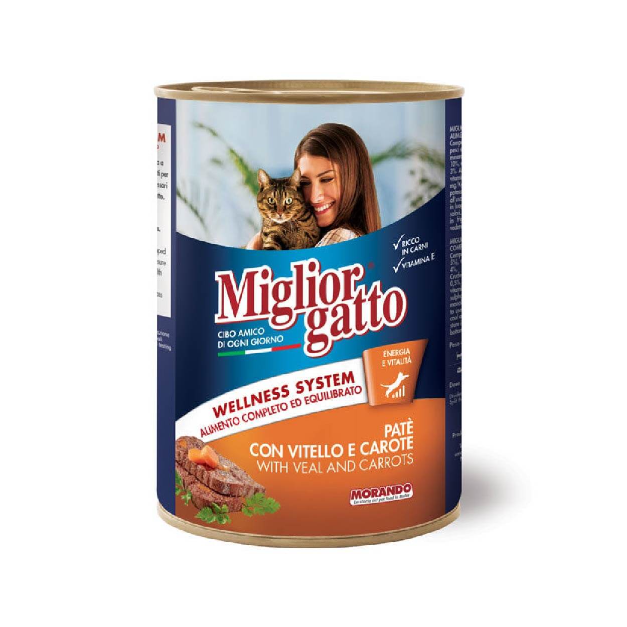 Miglior gatto Paté Vitello/Carote boite 400 gr