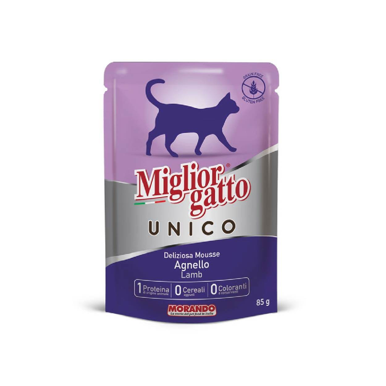 Miglior gatto unico solo Agnello Pochon 85 gr