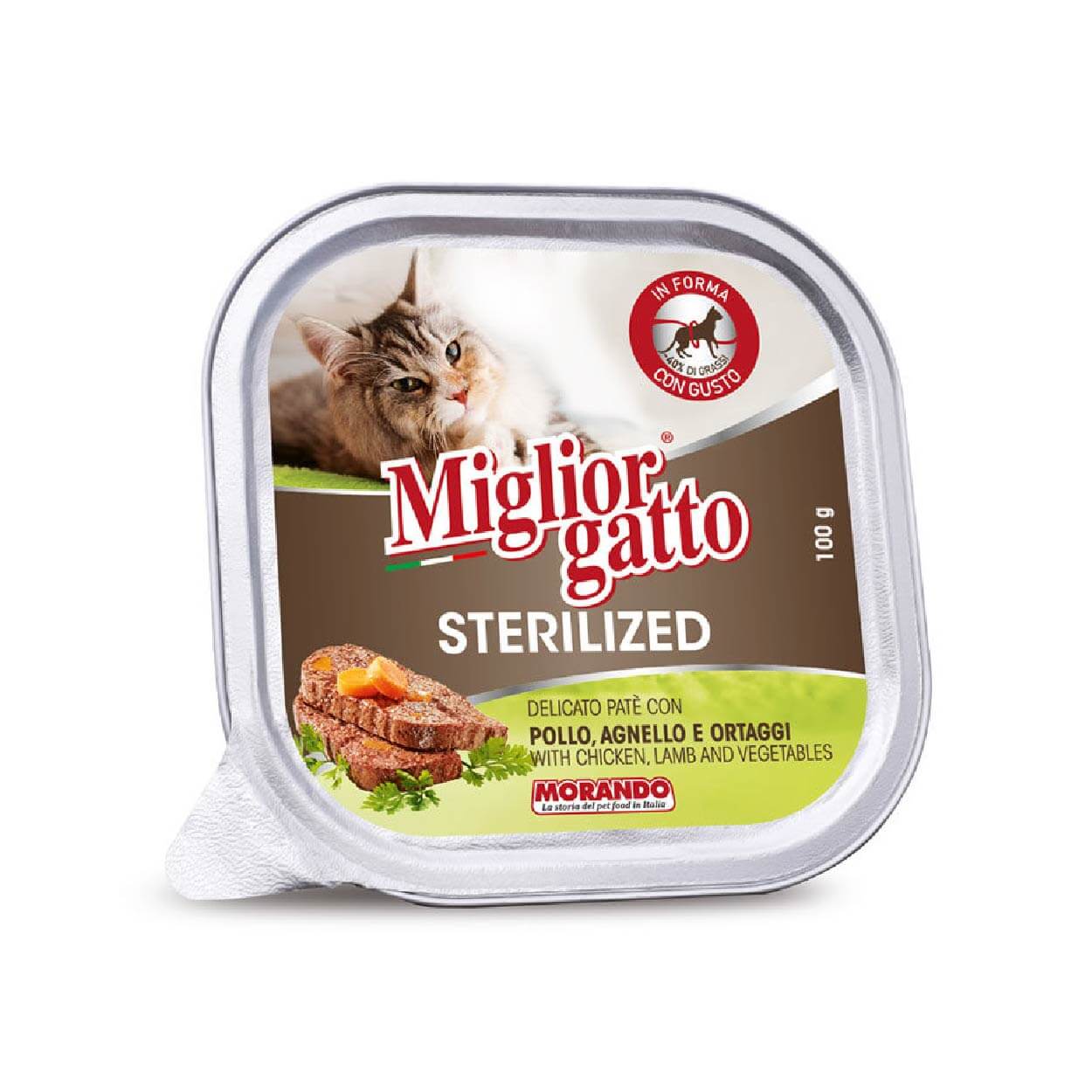 Miglior gatto Sterilised Pollo/Agnello ortaggi 100 gr