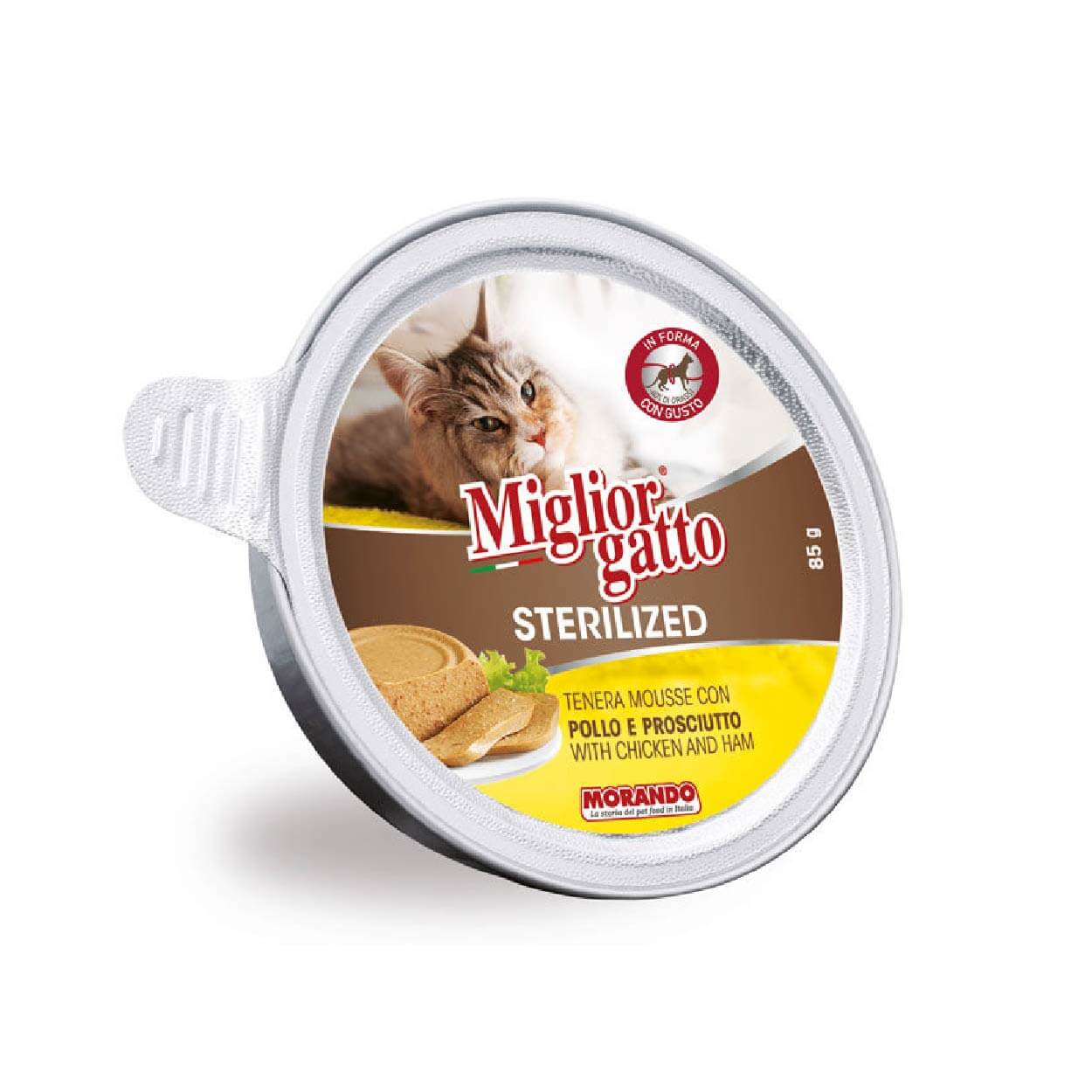 Miglior gatto Sterilized Mousse Pollo/Prosciutto 85gr