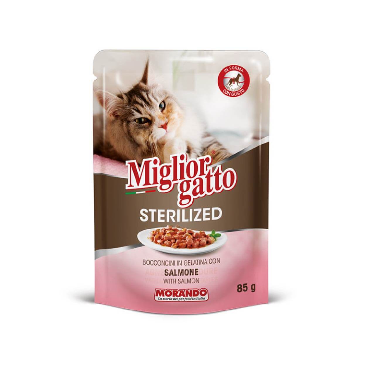 Miglior gatto Sterilised Salmone gel 85 gr