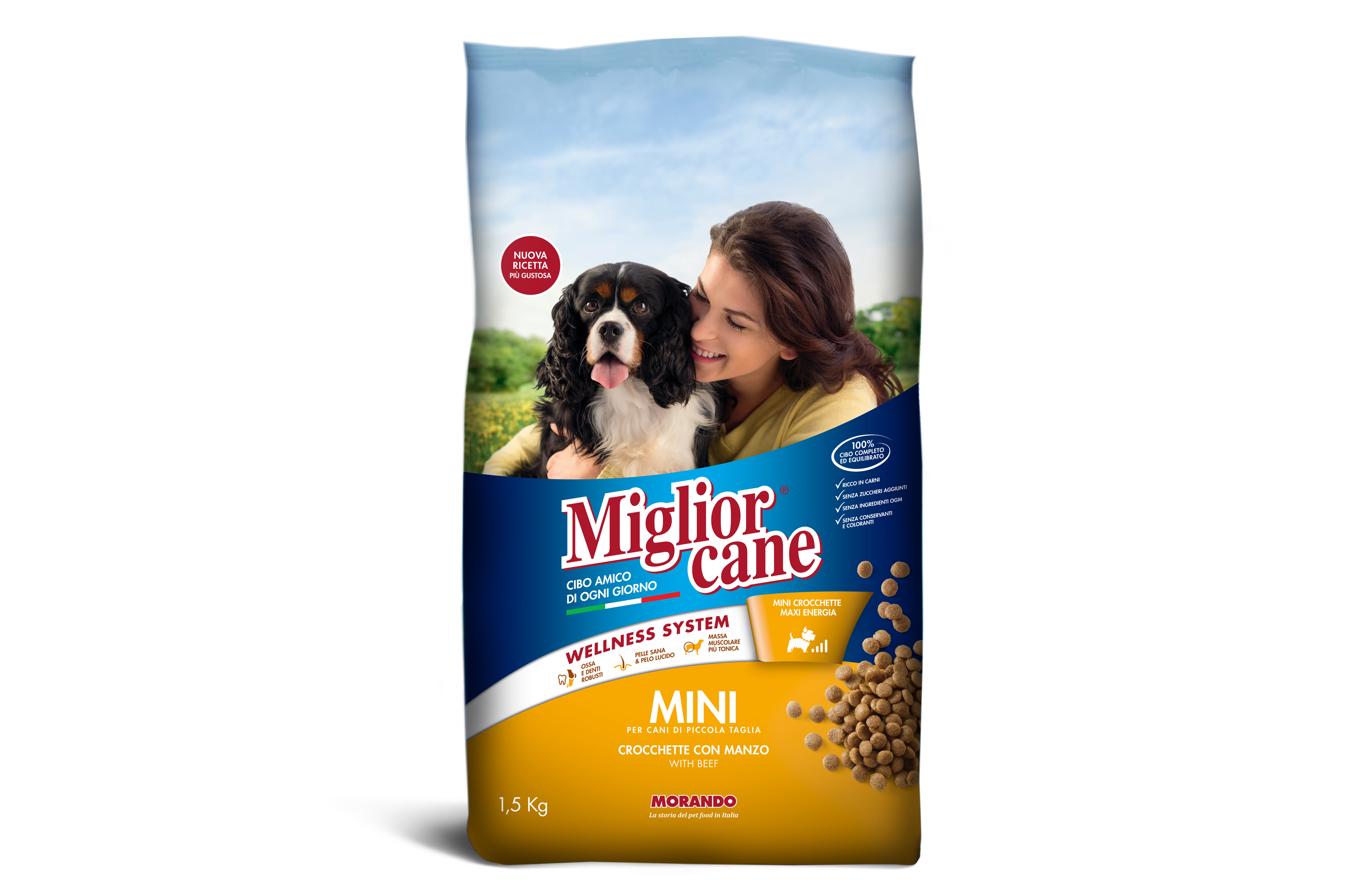 MIGLIOR CANE MINI CROQUETTE MANZO 1.5 kg