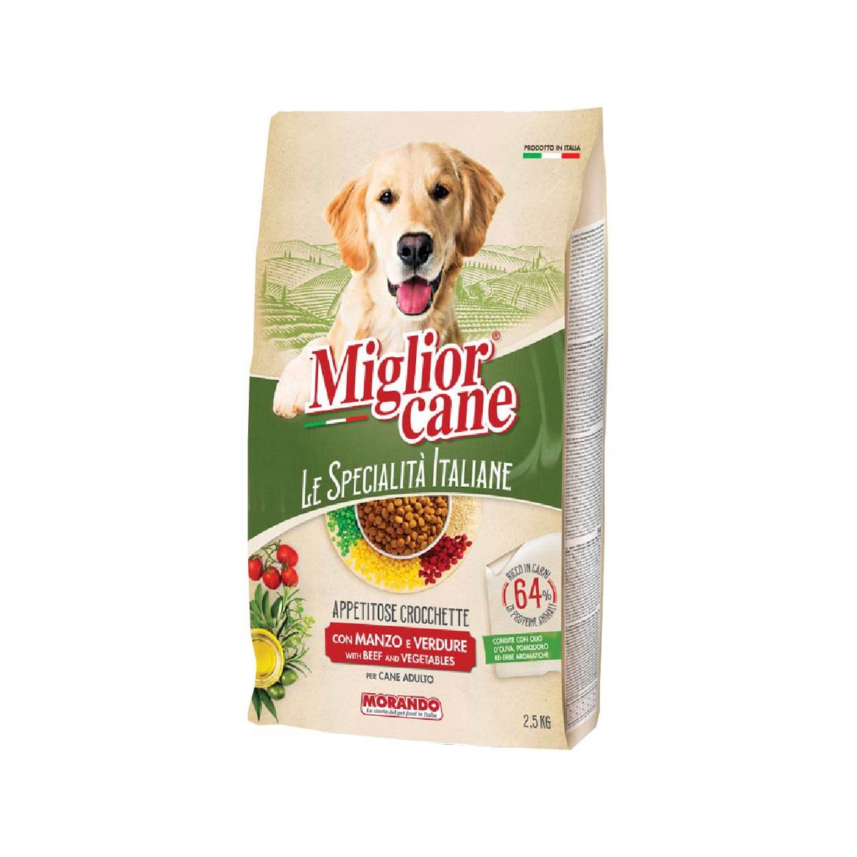 MIGLIOR CANE Le Specialita Italiane Beef & Vegetables 2,5 kg