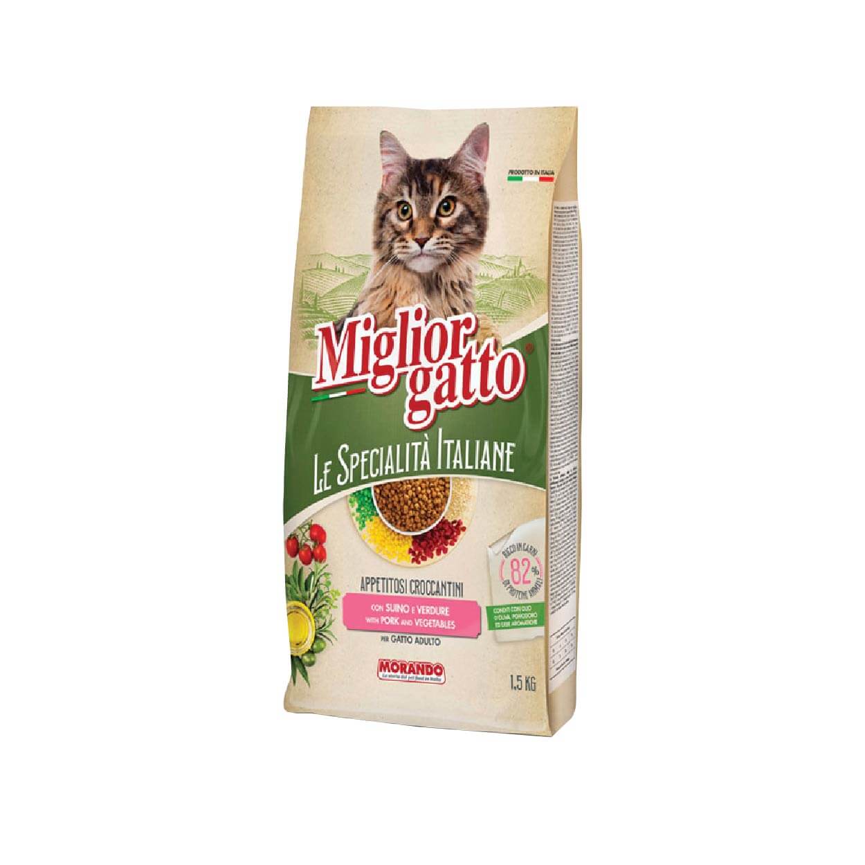 Miglior gatto Le Specialita Italiane Pork & Vegetables 1,5 kg