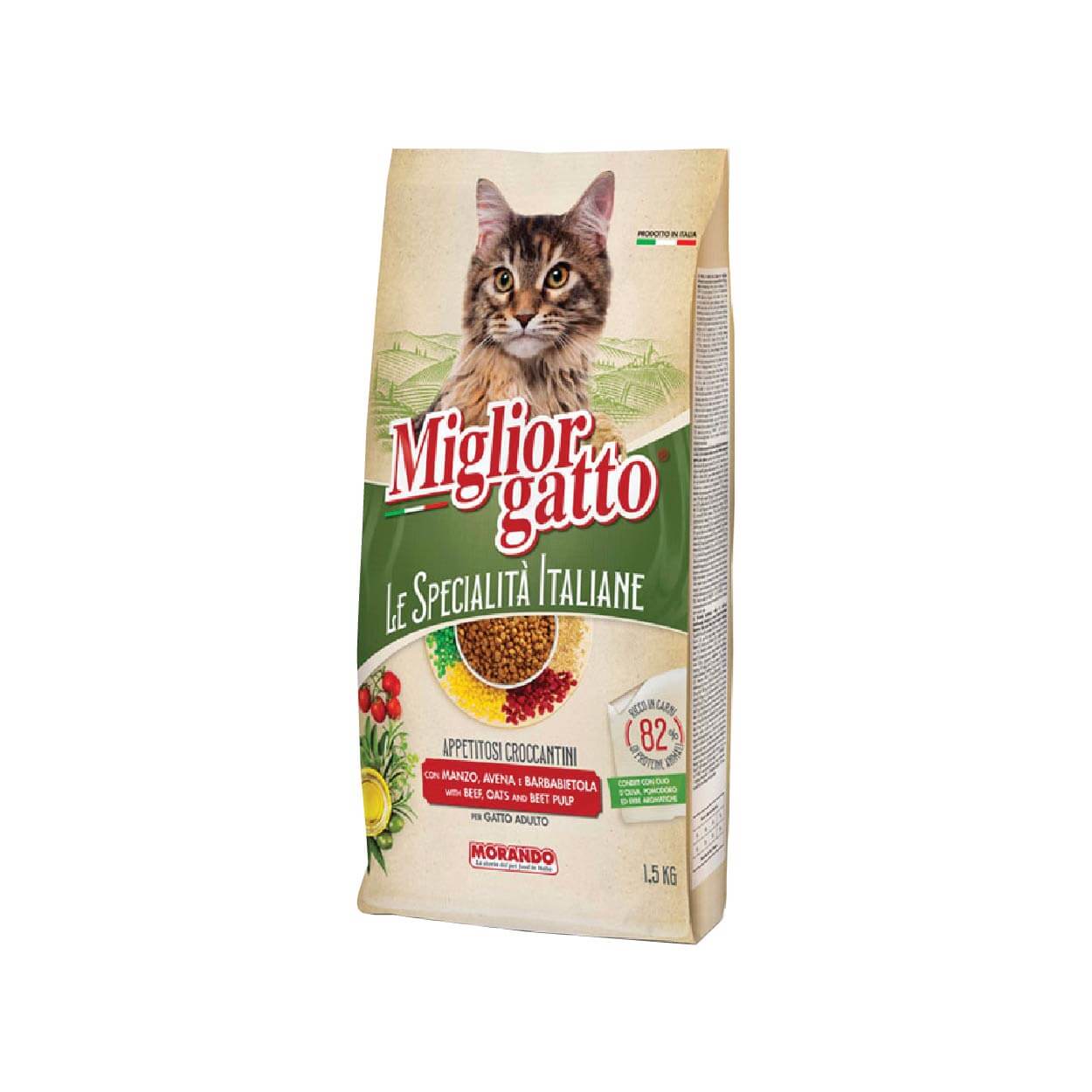 Miglior gatto Le Specialita Italiane Beef Oat and Beetroot 1,5 kg