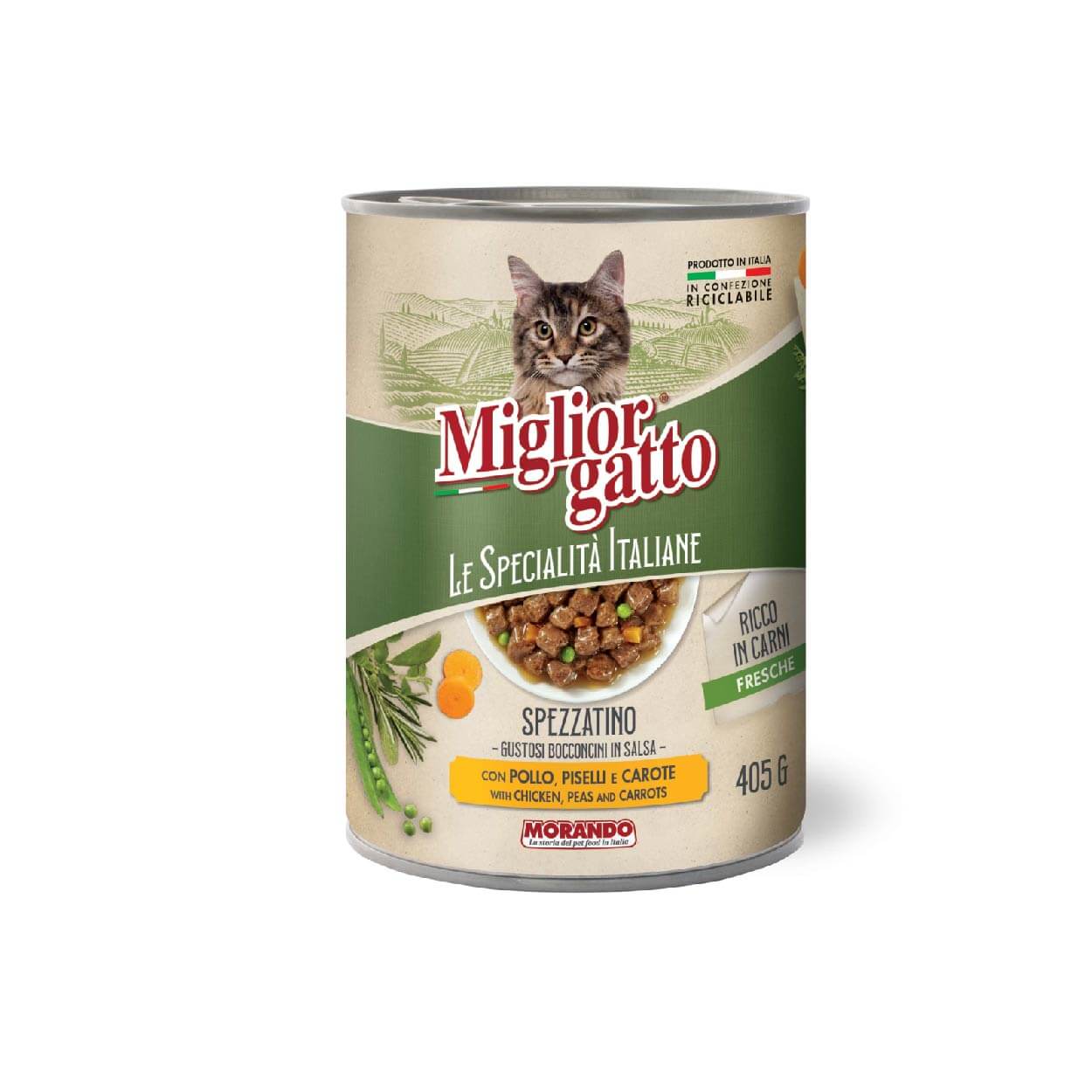 Miglior gatto Le Specialita Italiane Chicken Greenpeas & Carrots 405