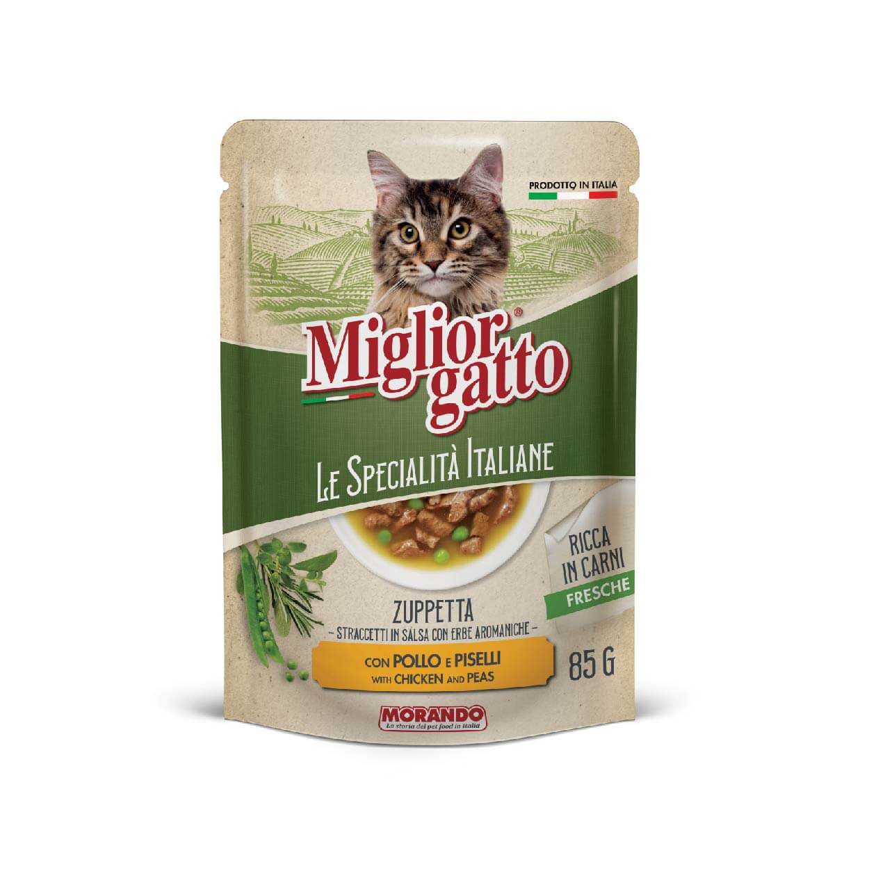 Miglior gatto Le Specialita Italiane Soup Chicken & Peas 85gr