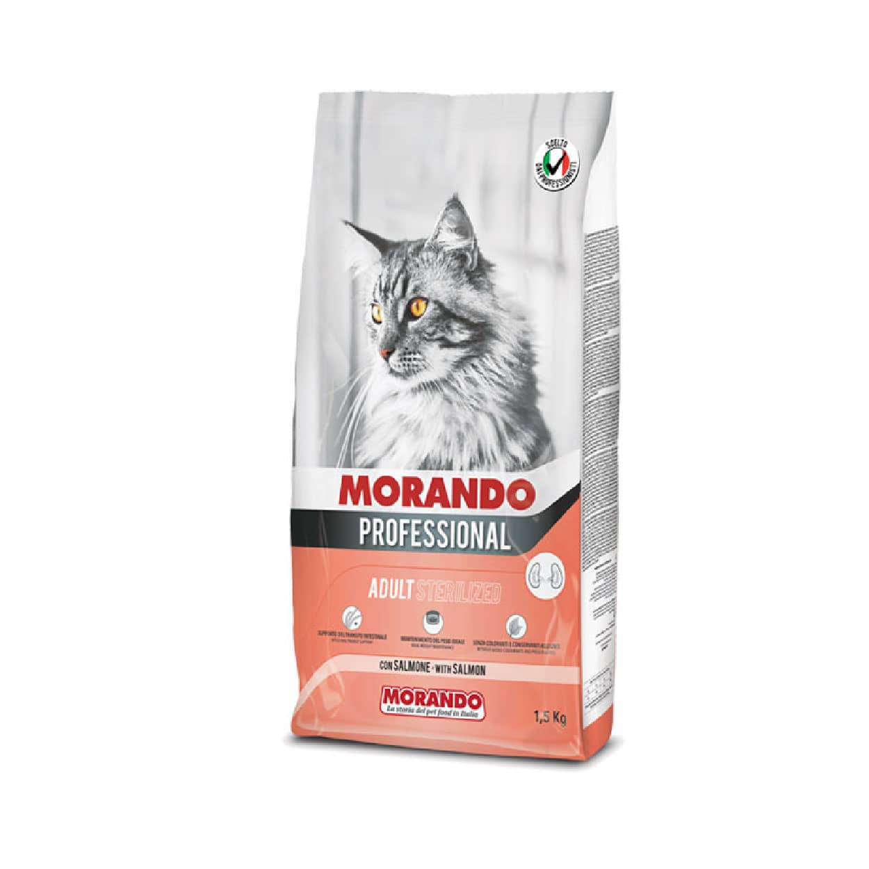 Morando Professionnel GATTO Sterilised Saumon 1.5kg