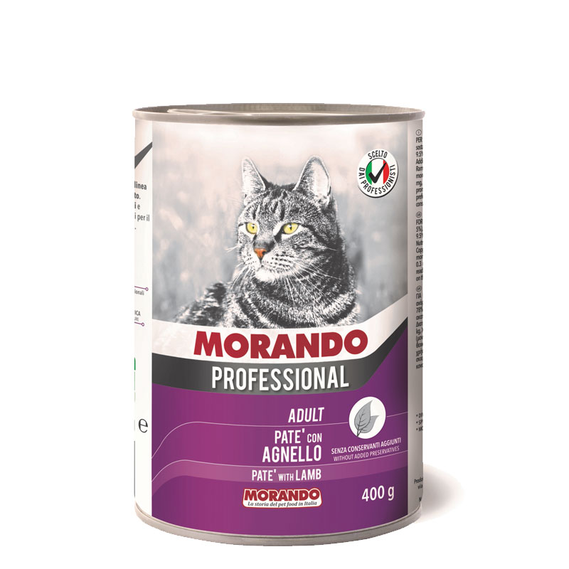 Morando Professionnel GATTO Paté Agnello 400gr