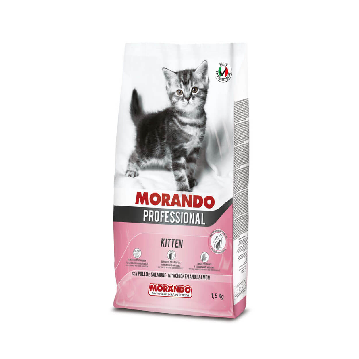 Morando Professionnel gatto Kitten pollo/ Salmone 1,5kg