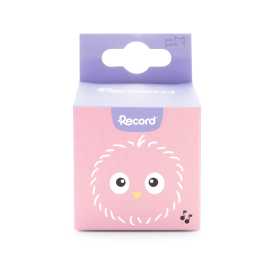 RECORD Jouet Chat Balle Peluche Sonore Rose 5.5cm