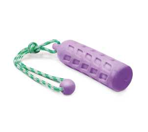 RECORD Jouet Chien Flottant Mauve 17.5cm