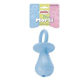 RECORD Tétine Chiot bleu 14cm