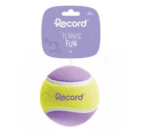 RECORD Balle Tennis Fun Jaune Lila M 6.4cm