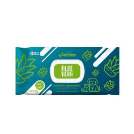 RECORD 40 lingettes Maxi ALOE VERA