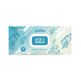 RECORD 40 lingettes Lait Vanille